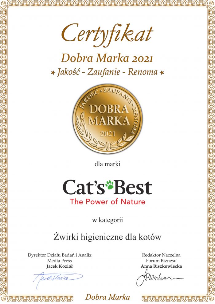 Dobra Marka 2021 Cat’s Best